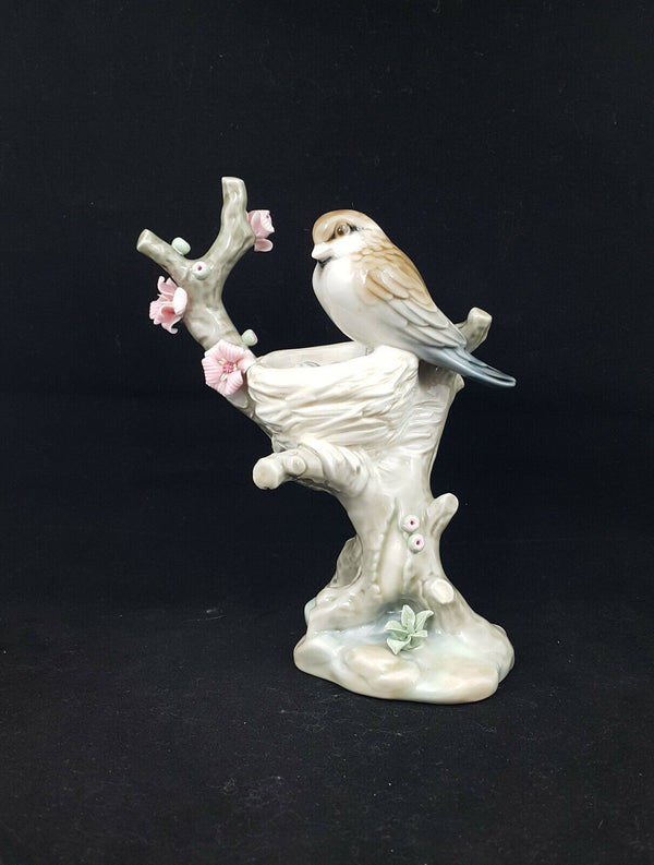 Lladro Figurine Bird In A Nest Model 1299 - Damaged