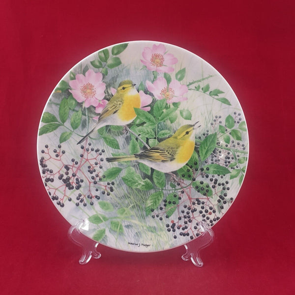 Royal Doulton Plate Wood Warbler with CoA Box - 6750 RD