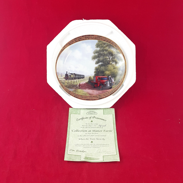 Davenport Decorative Plate - Collection At Manor Farm (with CoA) - NA 1876