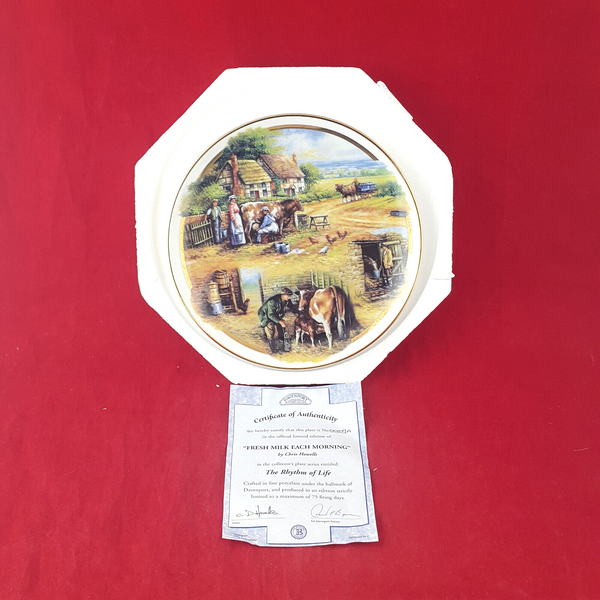 Davenport Decorative Plate - The Rhythm Of Life (with CoA) - NA 1877