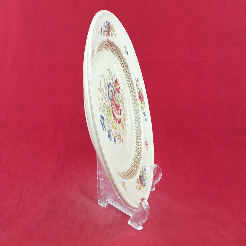 Crown Ducal Multi Transferware Platter Plate (Rare) - OP 2774