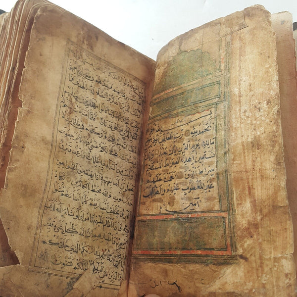 Complete Quran Manuscript Handwritten 1255 Hijri Antique Calligraphy (Ottoman) H