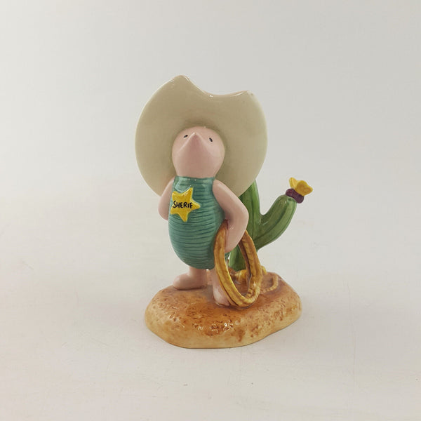 Royal Doulton Winnie The Pooh - Howdy Sheriff Piglet WP89 - RD 2878