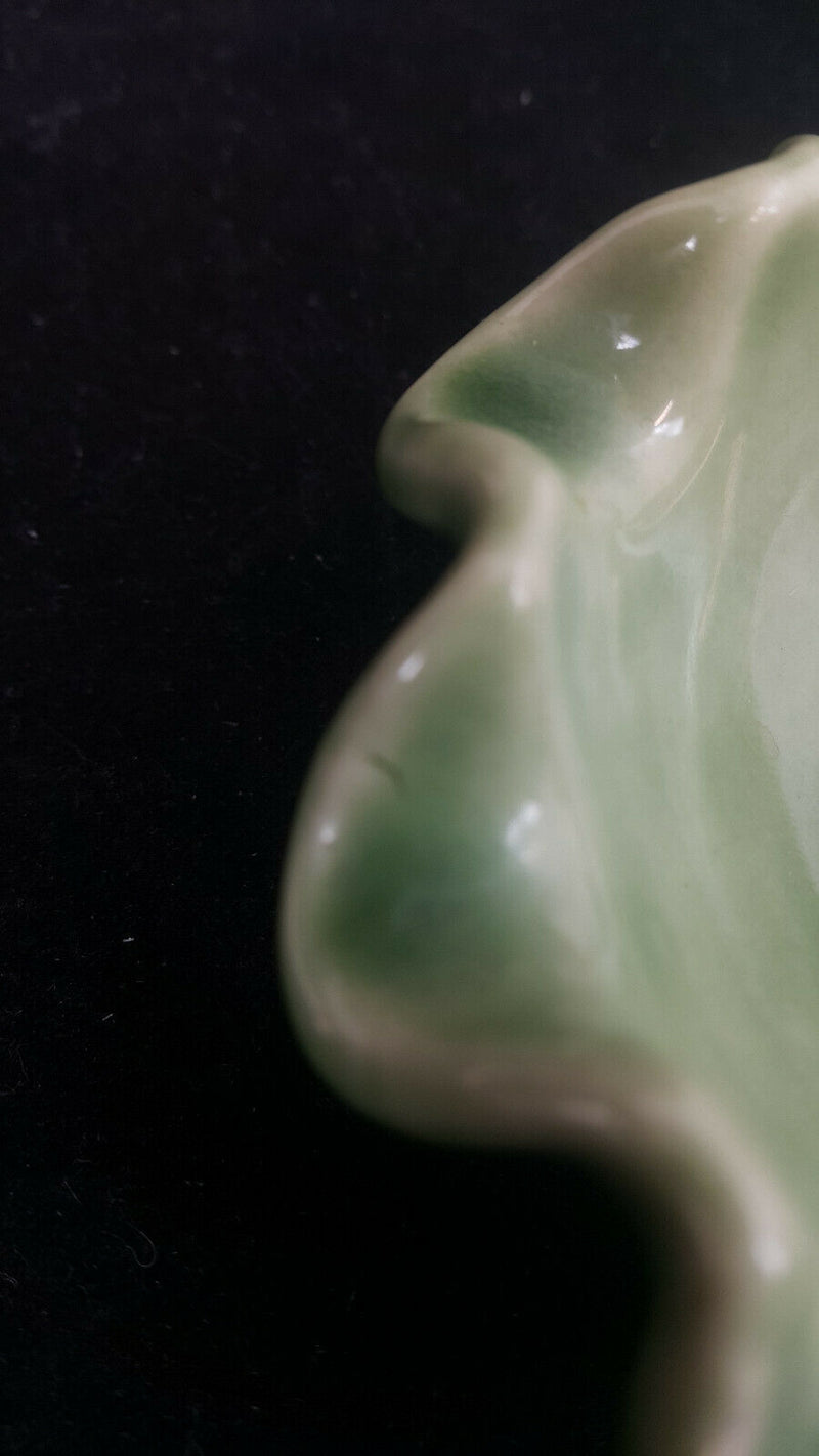 Wade Whimsies Mini Green Bowl/Tray - Chipped/Damaged