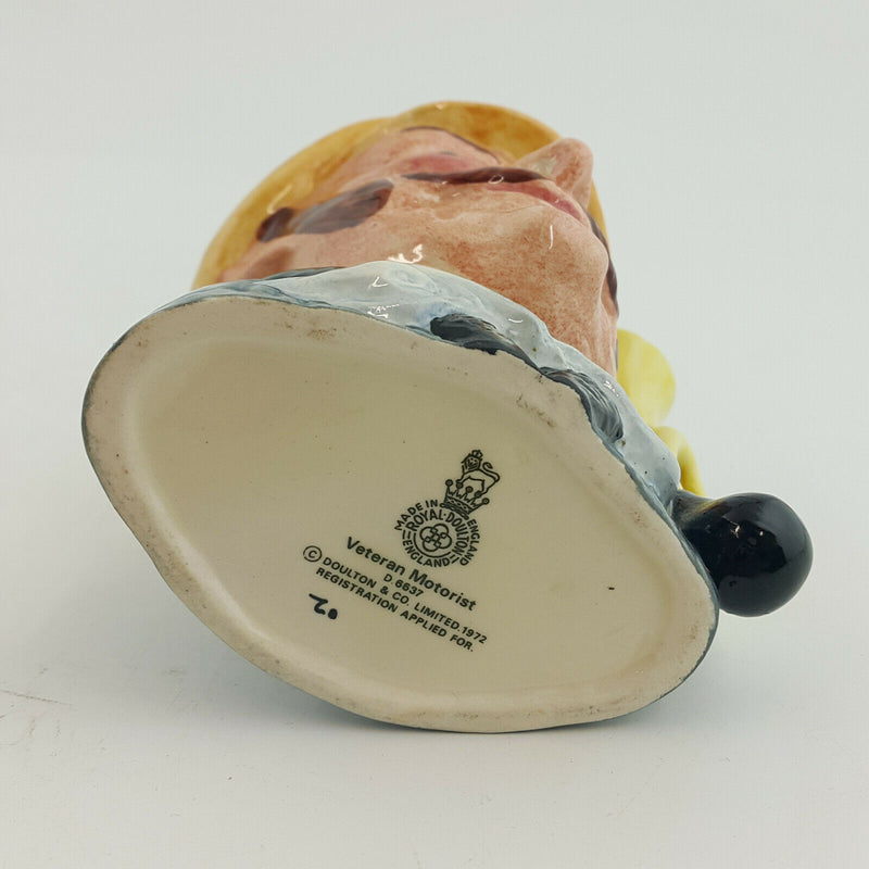 Royal Doulton Character Jug Small - Veteran Motorist D6637 – RD 1174