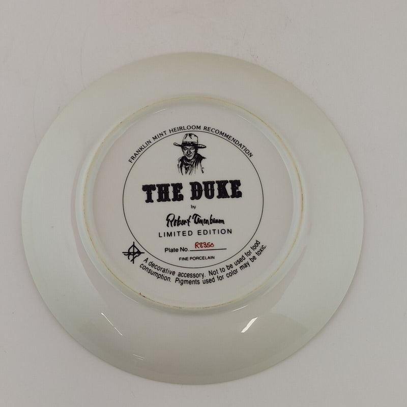 Franklin Mint Decorative Plate - The Duke With CoA - 6851 NA