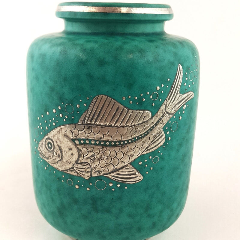 Gustavberg Argenta Medium Fish Vase by Wilhelm Kage - 7029 OA