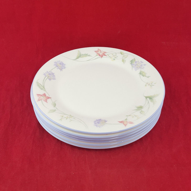 Royal Doulton Expressions Summer Carnival Side Plates x 6 - 7088 RD