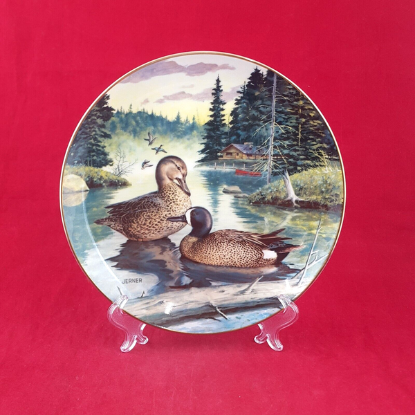 Knowles Collector Plate - The Blue Winged Teal with CoA & Box - 7106 N/A