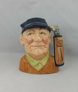 Royal Doulton Large Character Jug Golfer D6627