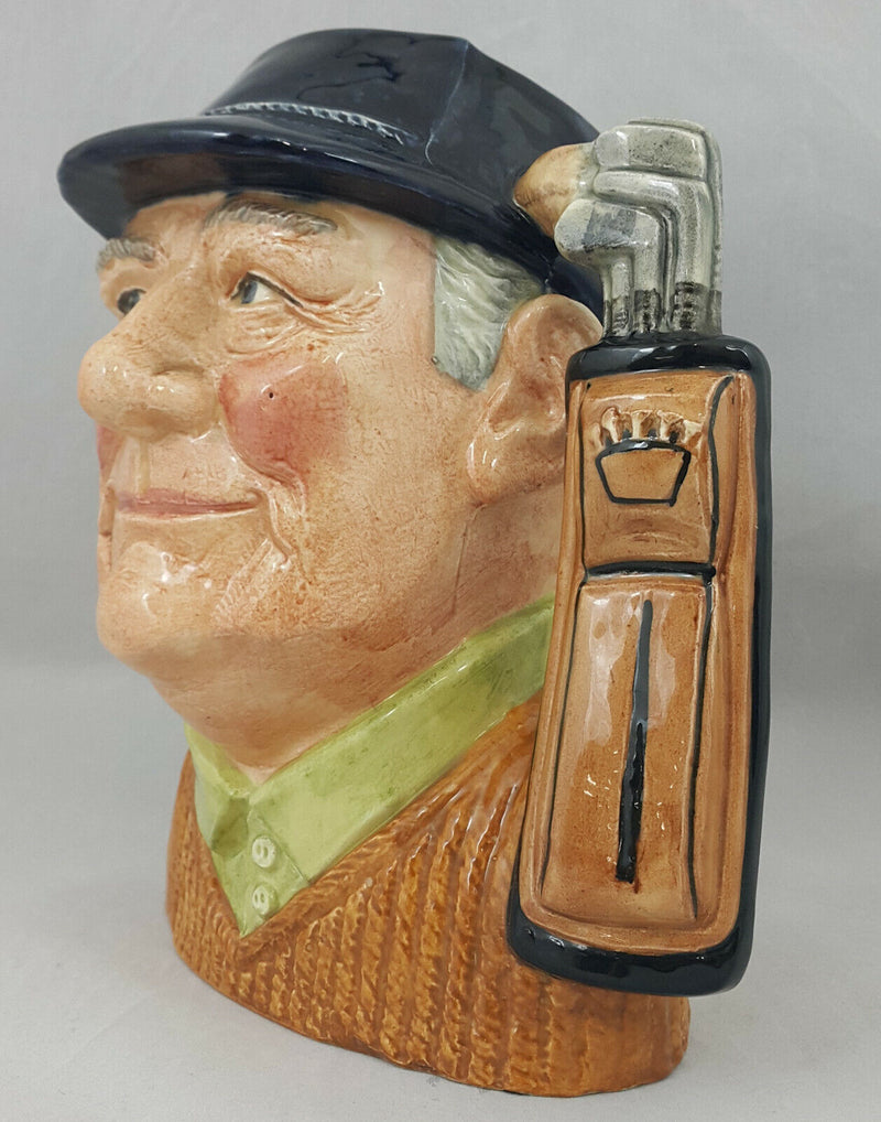 Royal Doulton Large Character Jug Golfer D6627