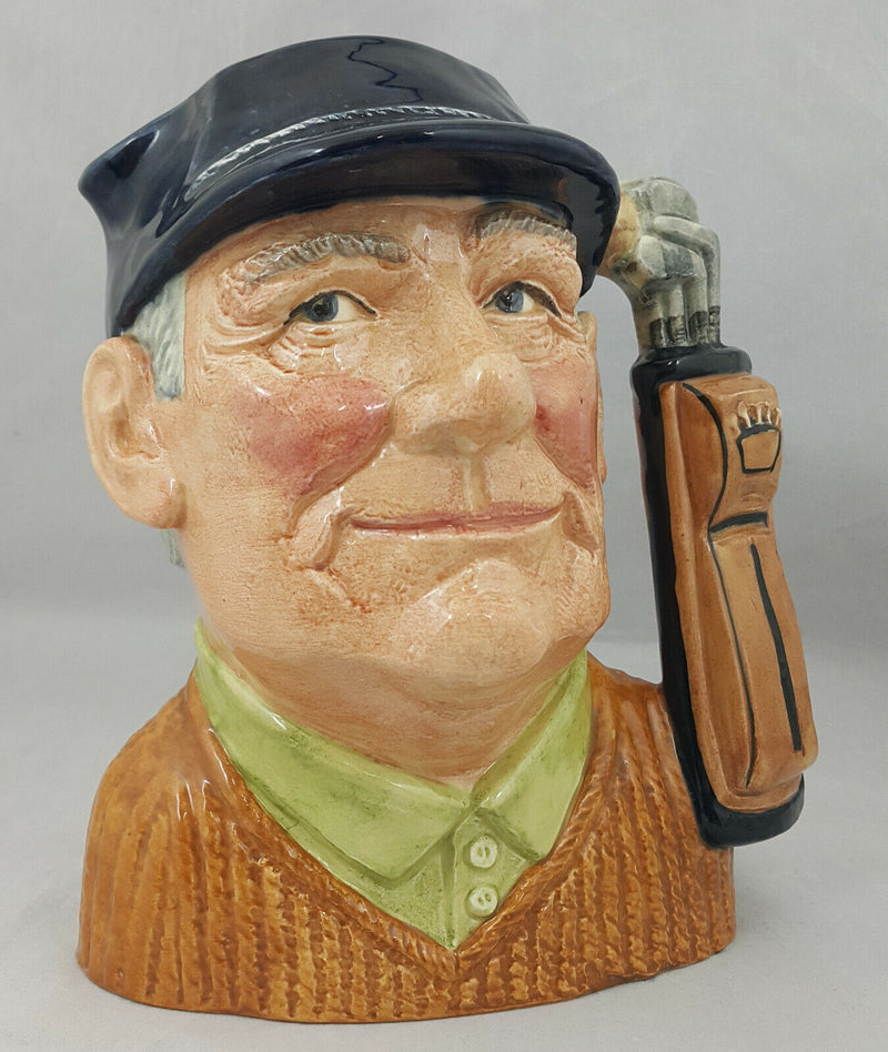 Royal Doulton Large Character Jug Golfer D6627