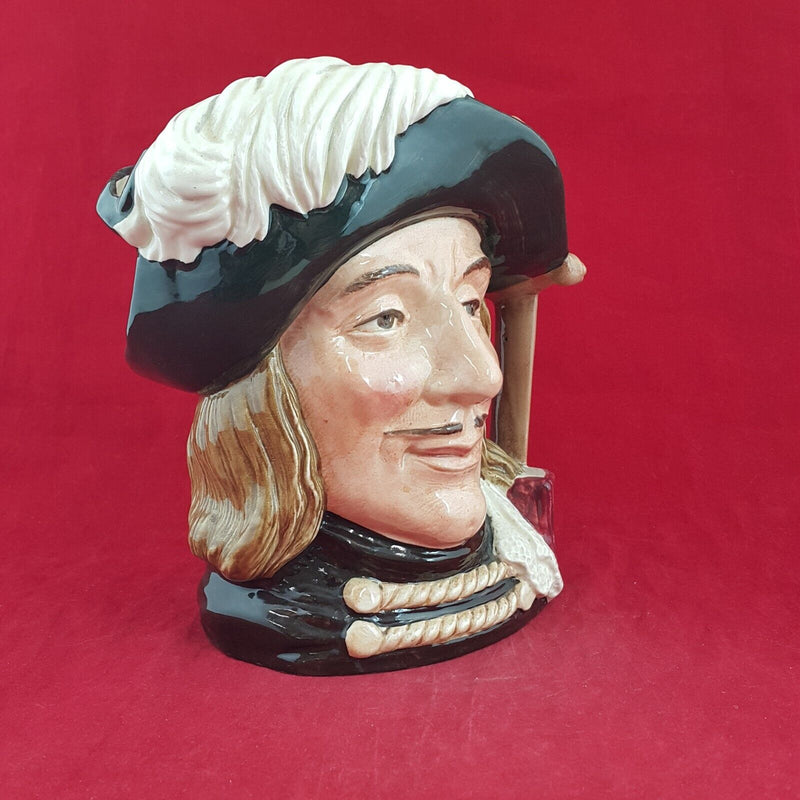 Royal Doulton Large Character jug D6441 - Aramis - 7352 RD