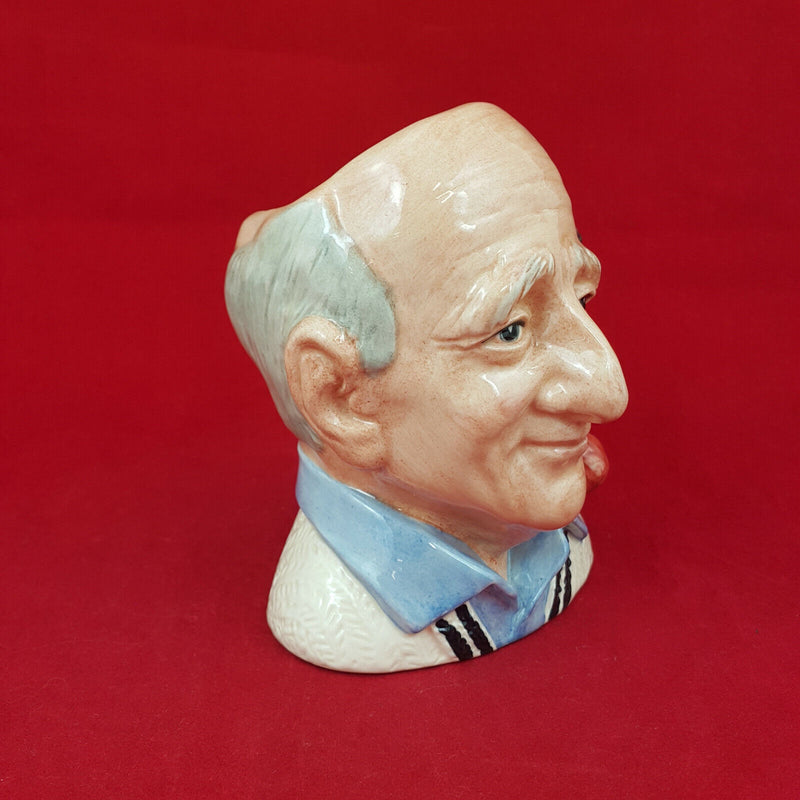 Royal Doulton Character Jug Small - Johnners Brian Johnston D7018 – RD 655