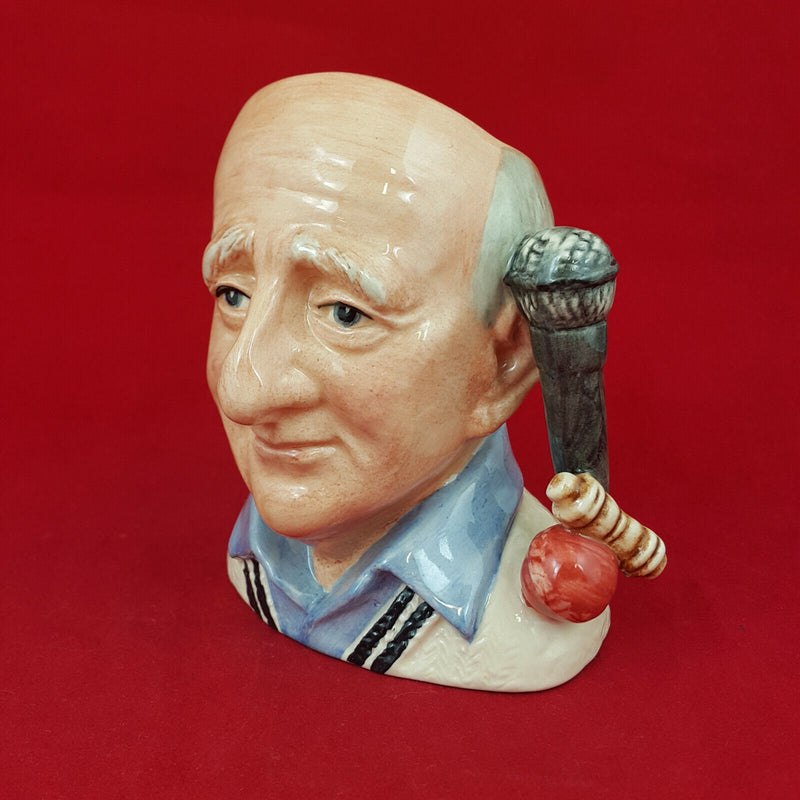 Royal Doulton Character Jug Small - Johnners Brian Johnston D7018 – RD 655