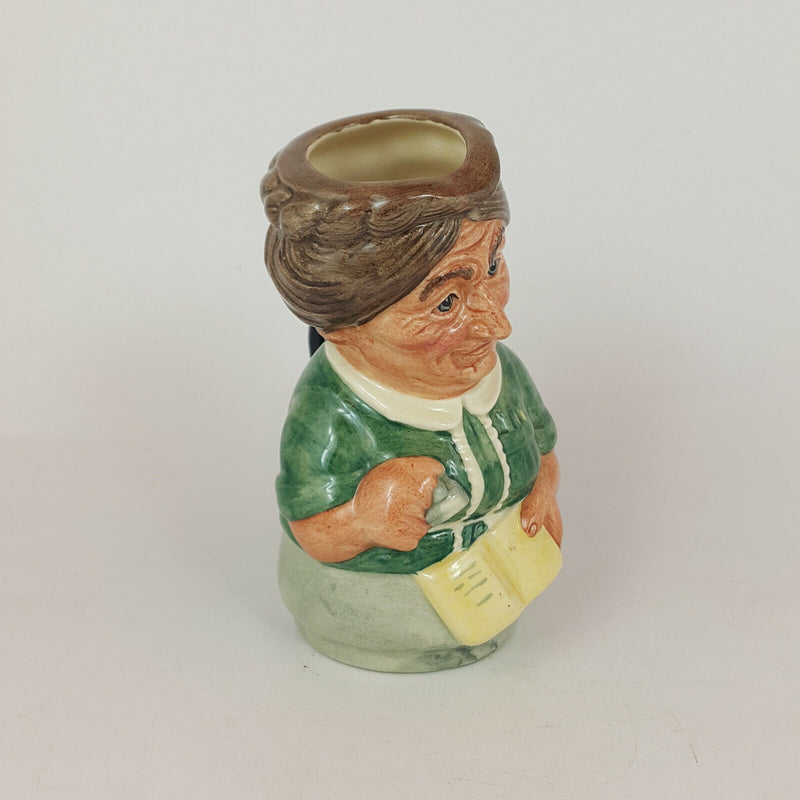 Royal Doulton Doultonville Toby Jug - Mrs. Loan the Librarian D6715 – 488 RD