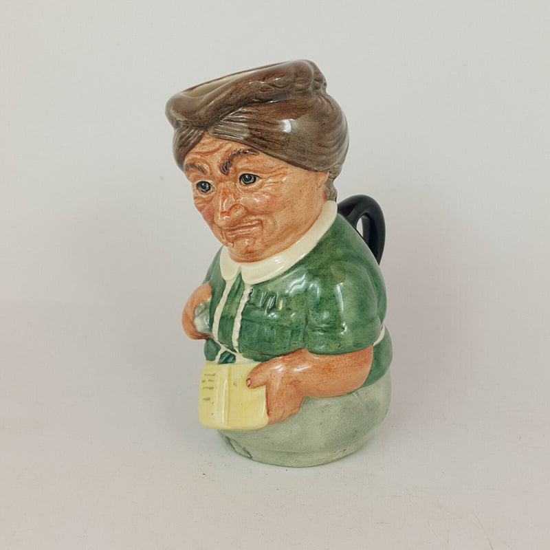 Royal Doulton Doultonville Toby Jug - Mrs. Loan the Librarian D6715 – 488 RD