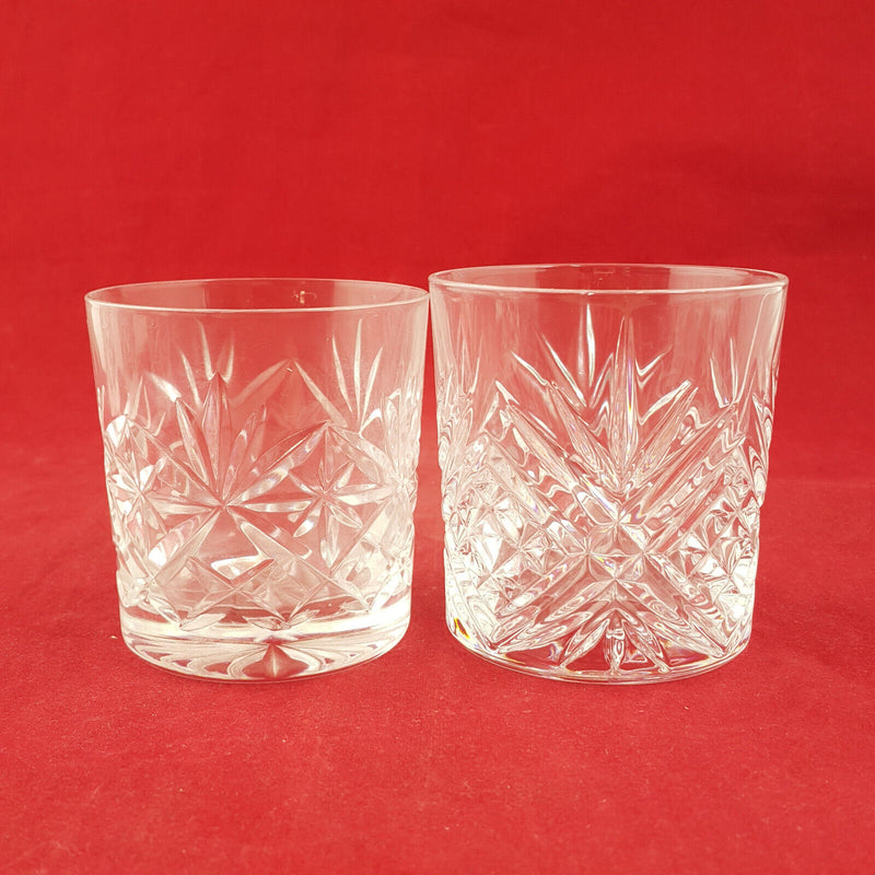 Six Hand Cut Crystal Glasses - OP 2657