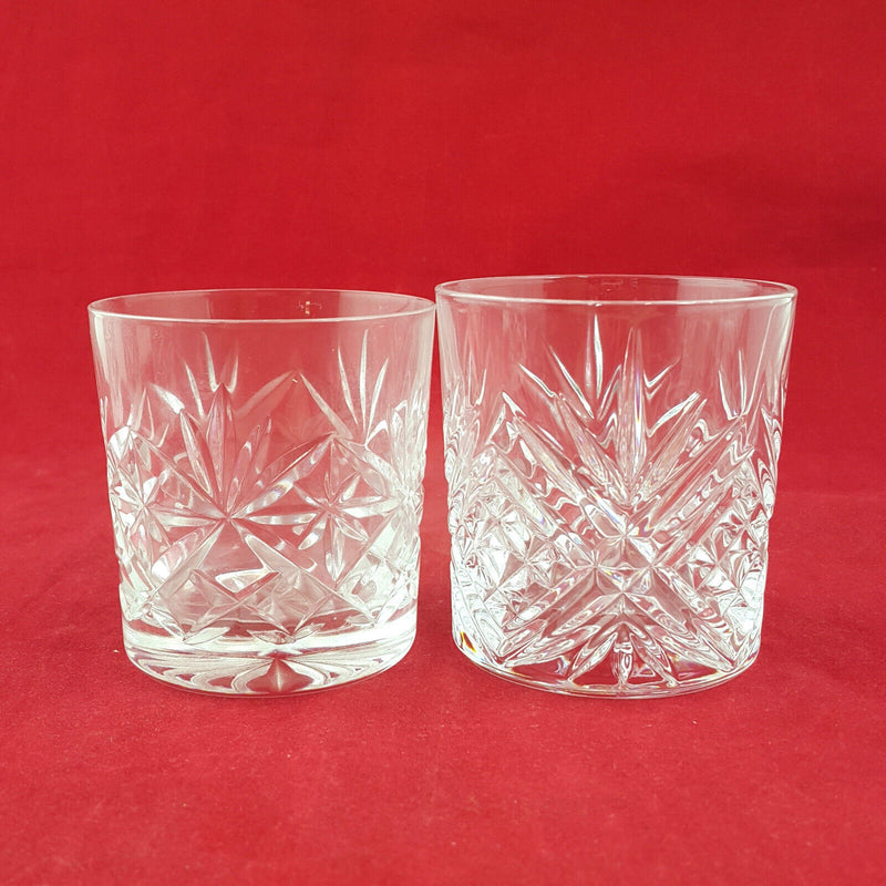 Six Hand Cut Crystal Glasses - OP 2657