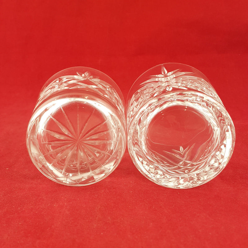 Six Hand Cut Crystal Glasses - OP 2657