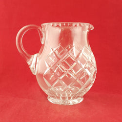 Large Lead Crystal Glass Pitcher - TF 176