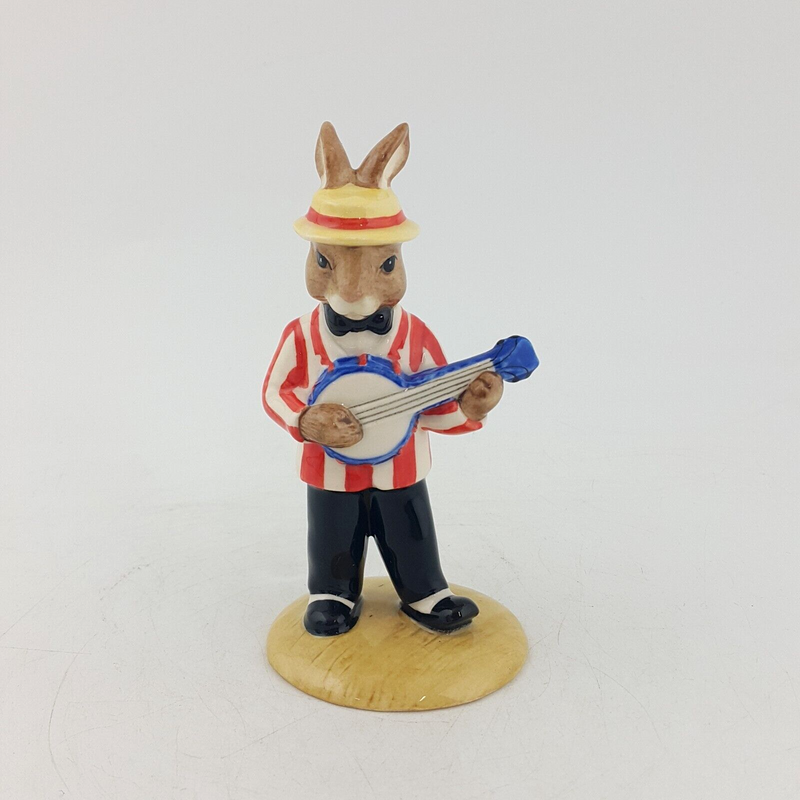 Royal Doulton Bunnykins Figurine DB182 Banjo Boxed - 8023 RD