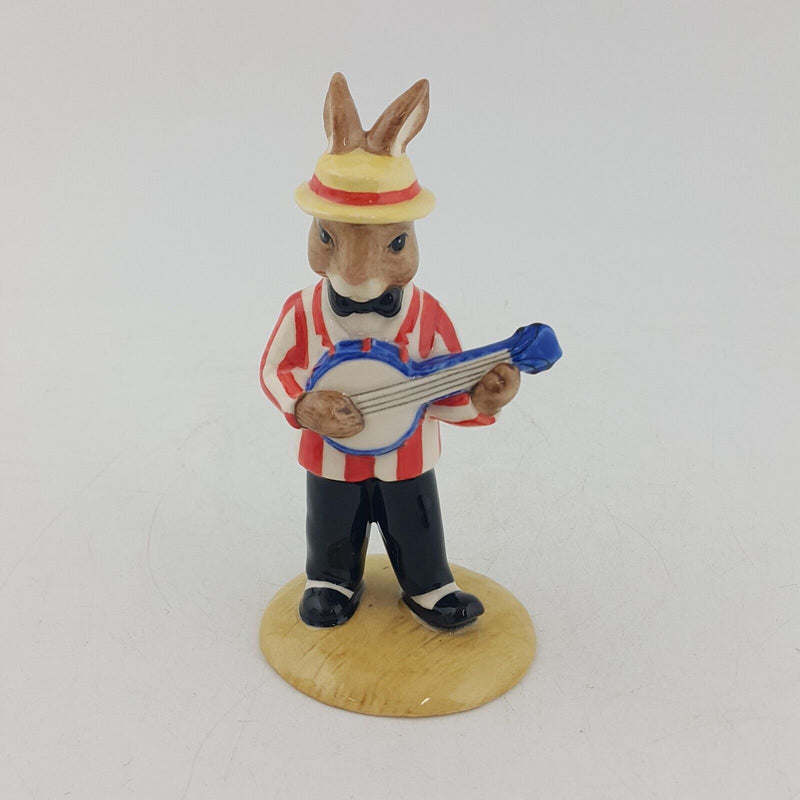 Royal Doulton Bunnykins Figurine DB182 Banjo Boxed - 8023 RD