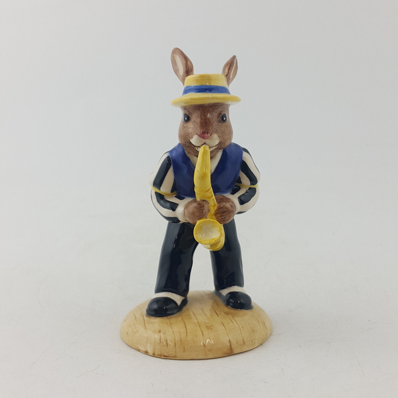 Royal Doulton Bunnykins - Saxaphone DB186 (Boxed) – RD 2789