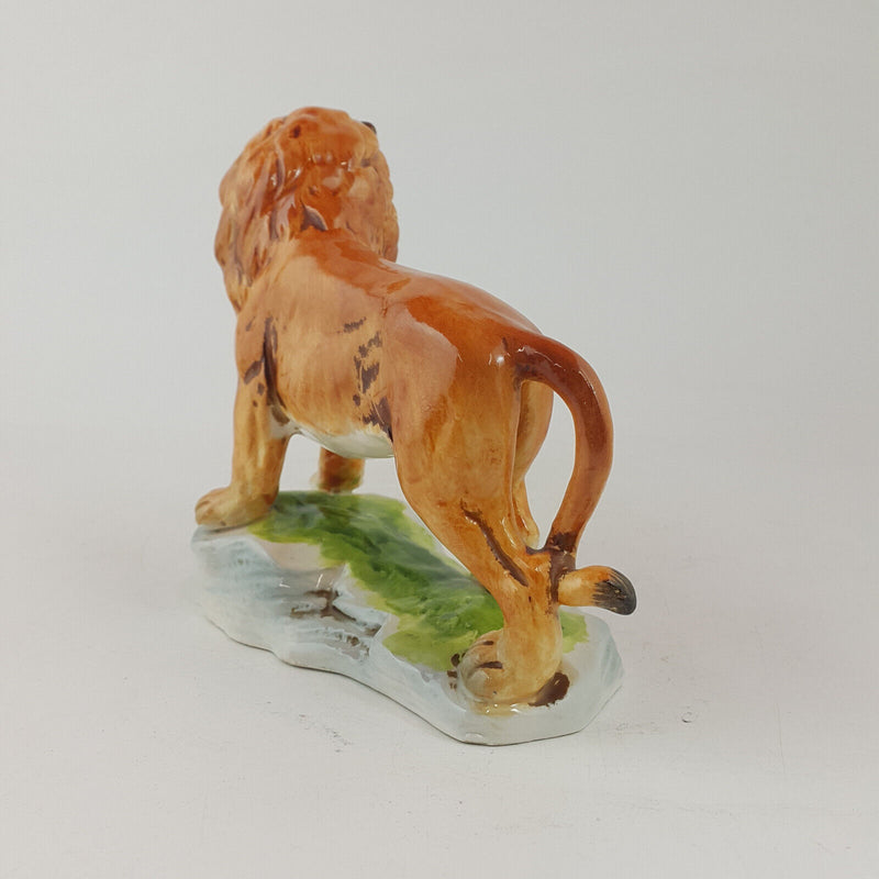 Porcelain Figure Lion Felis Leo - OP 2870