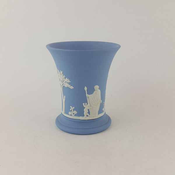 Wedgwood Blue Jasperware Small Posy Vase - 8089 WD