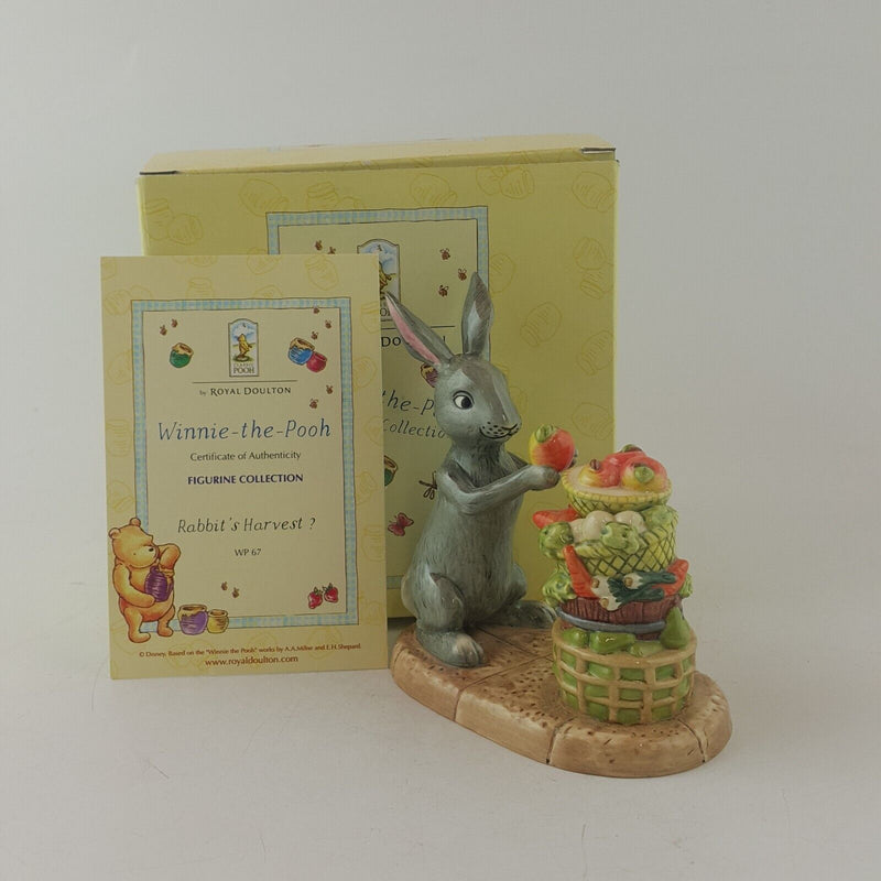 Royal Doulton Winnie The Pooh Rabbit's Harvest WP67 - 8121 RD