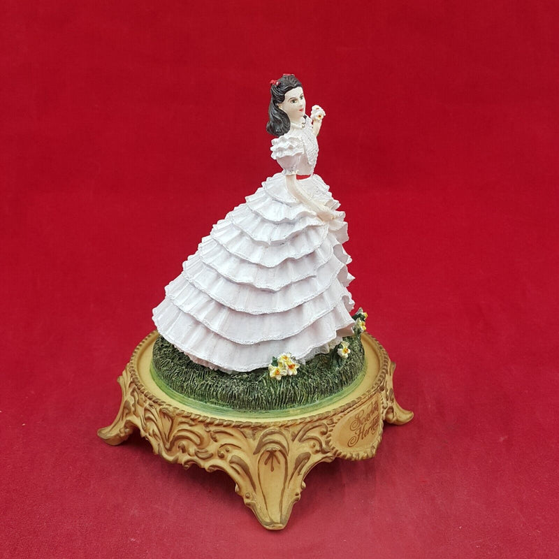 Scarlett's Betrothal Franklin Mint Gone With The Wind With CoA - 8151 O/A