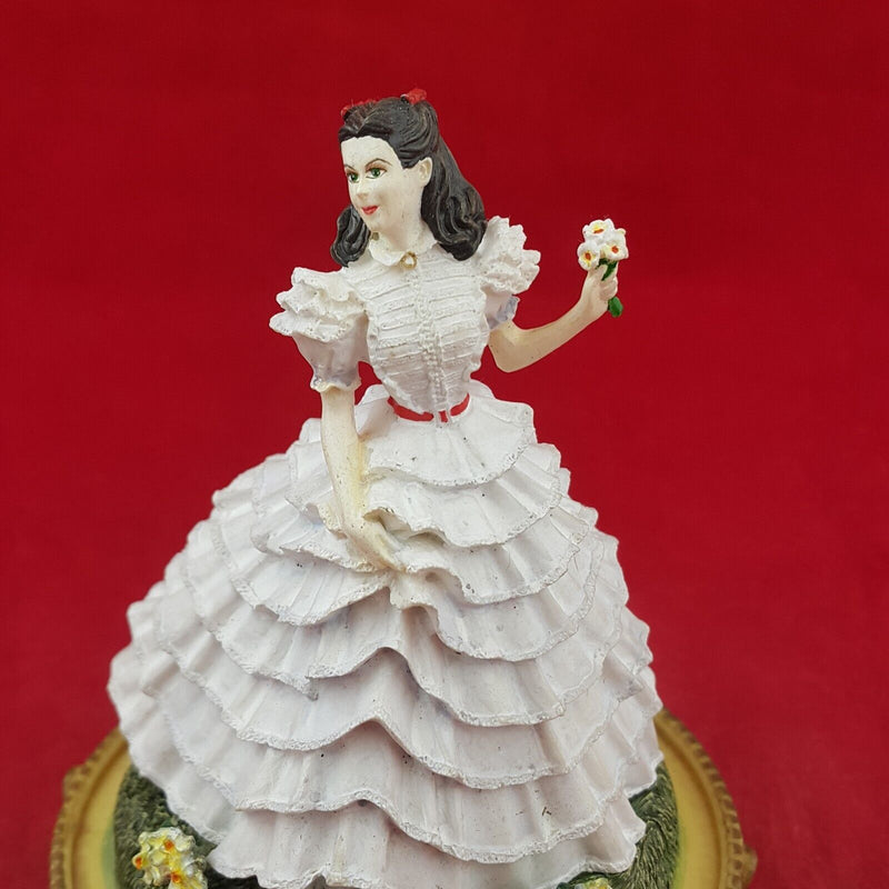 Scarlett's Betrothal Franklin Mint Gone With The Wind With CoA - 8151 O/A