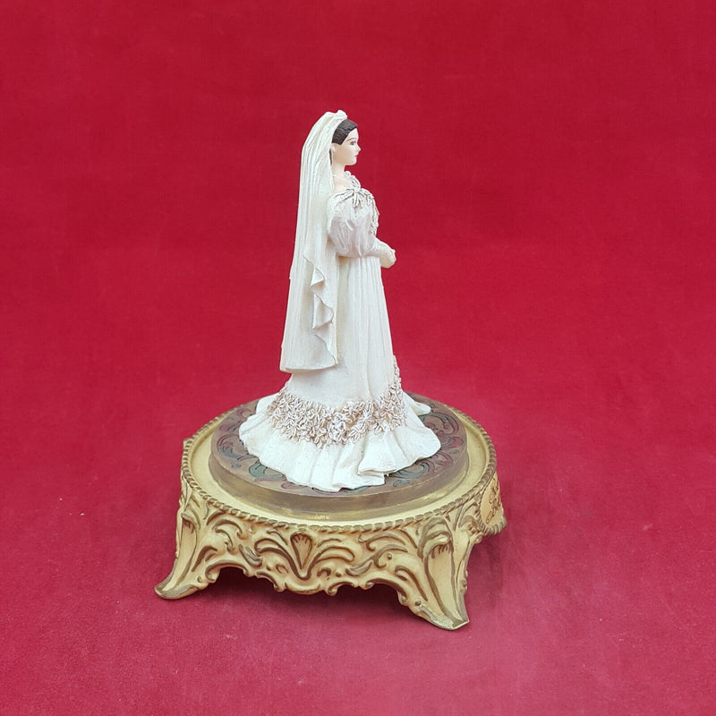 Scarlett's Betrothal Franklin Mint Gone The With Wind With CoA - 8152 O/A