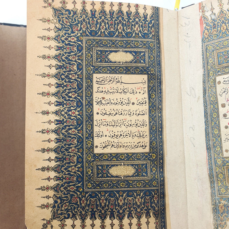 Complete Quran Manuscript Handwritten Antique Calligraphy (Ottoman, Persian) Q5