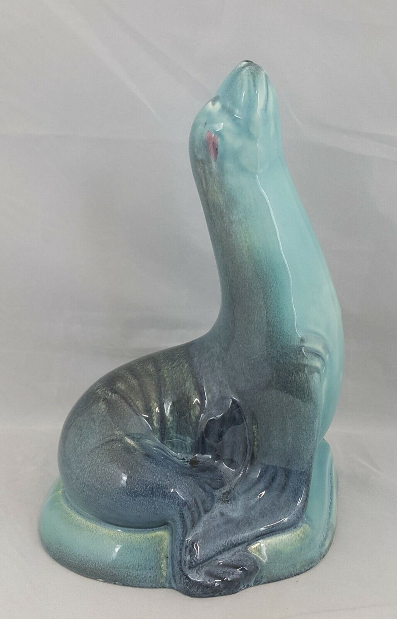 Beswick Blue Glazed Seal Model No. 383 large