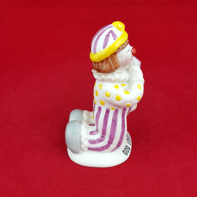 Beswick Figure - Little Lovable Clown LL3 God Loves Me (Boxed) - 307 BSK