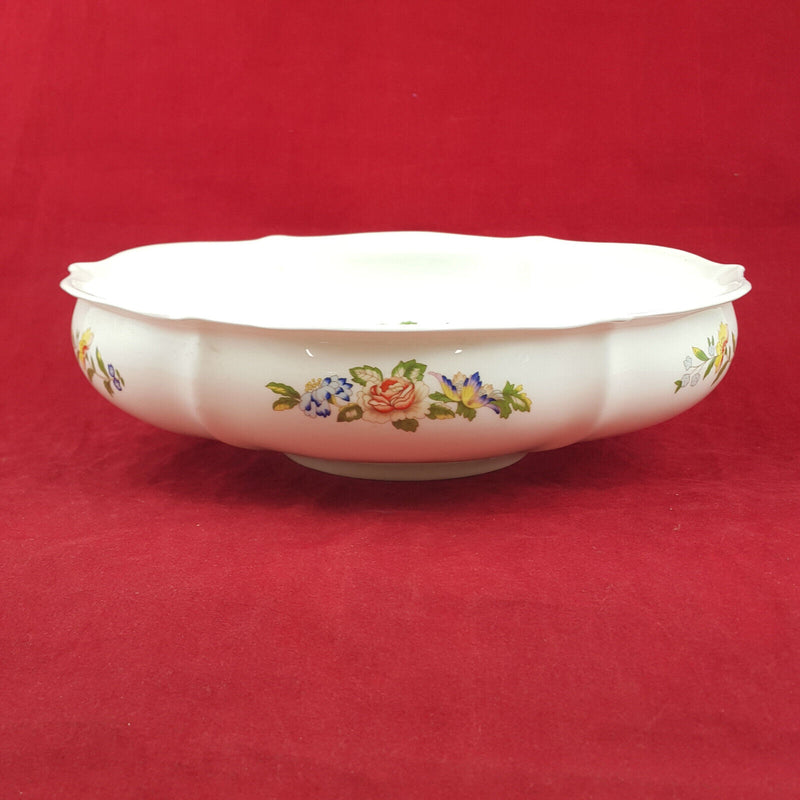 Aynsley Cottage Garden Flowers & Butterflies - Large Serving Bowl - OP 3054