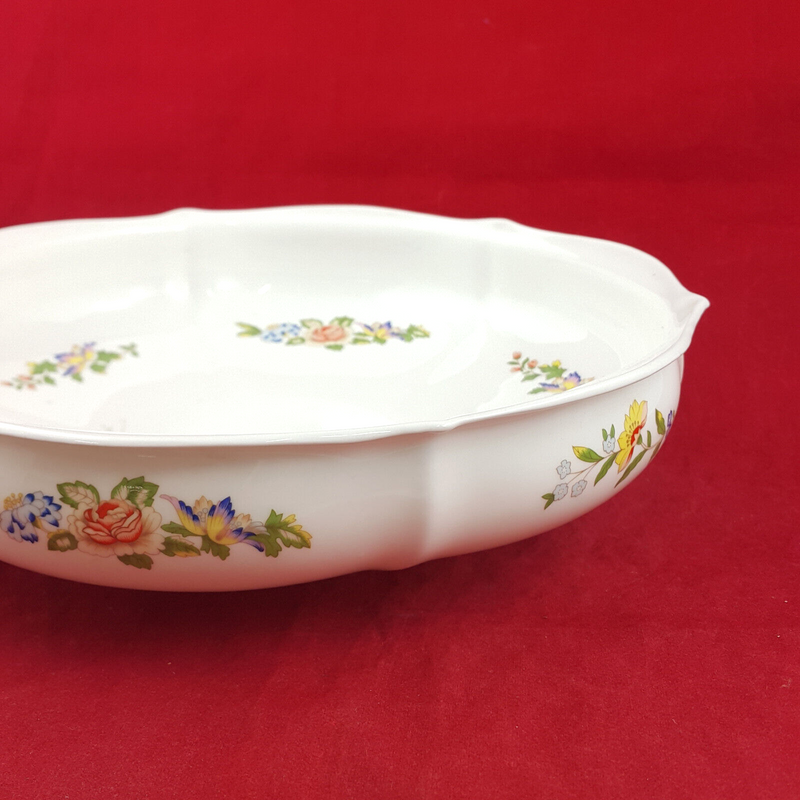 Aynsley Cottage Garden Flowers & Butterflies - Large Serving Bowl - OP 3054