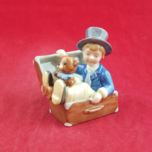 Royal Copenhagen Miniature Child Figure - The Flying Trunk - RCH 2050