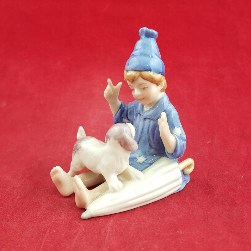 Royal Copenhagen Miniature Child Figure - The Sandman - RCH 2046