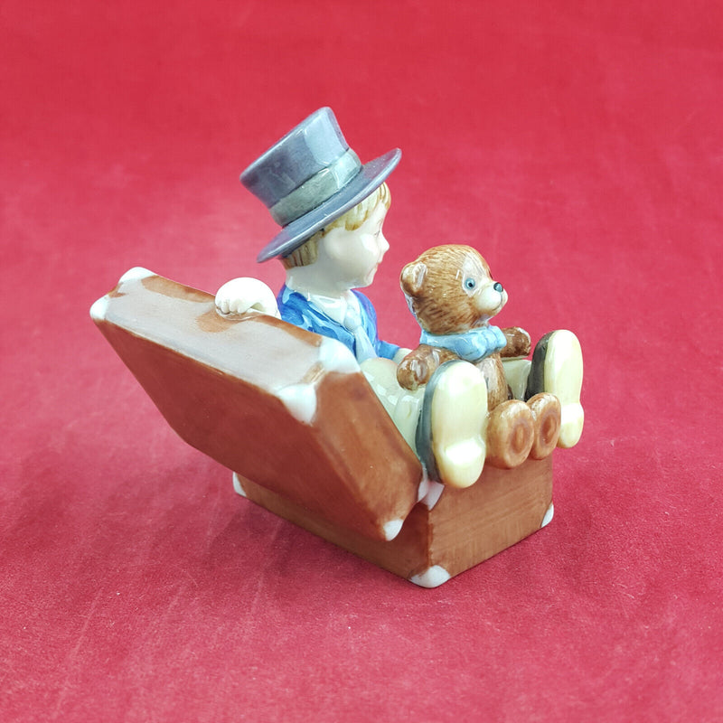 Royal Copenhagen Miniature Child Figure - The Flying Trunk - RCH 2050