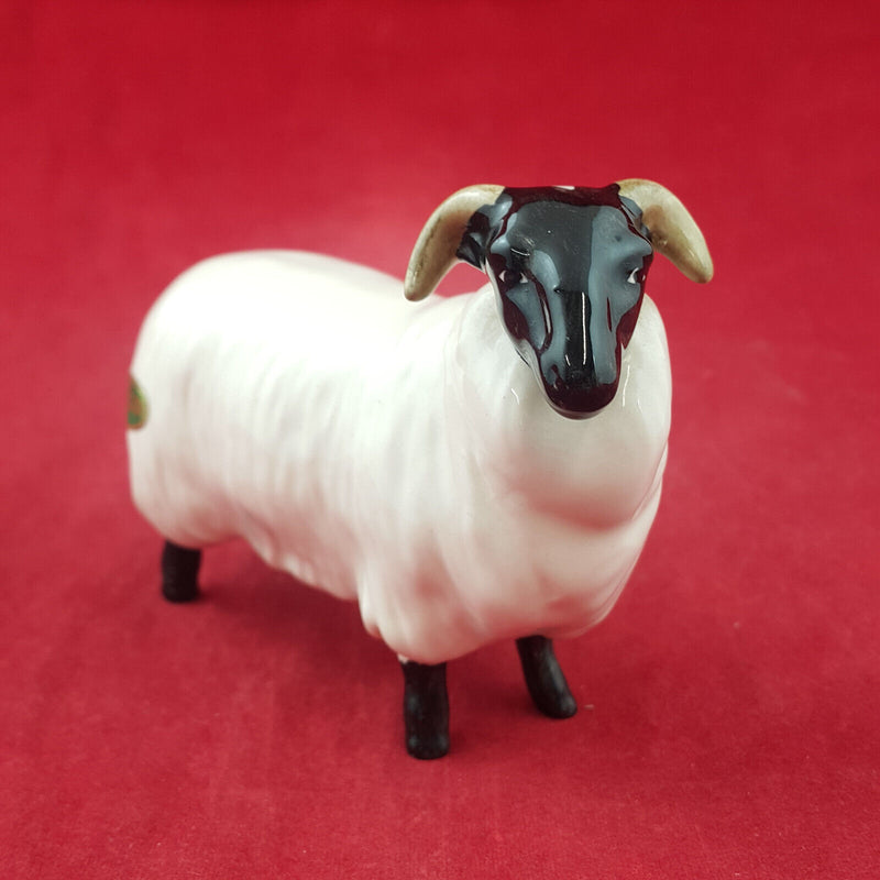 Beswick - Black Face Sheep / Ram 1765 - BSK 3208