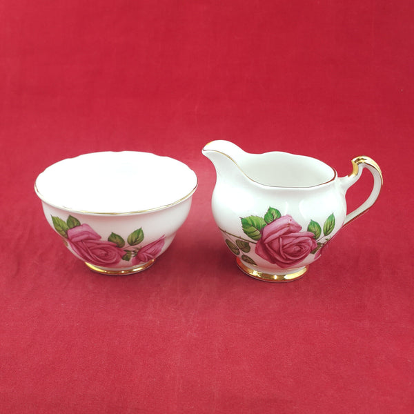 Crown Regent Floral Pattern - Milk & Sugar Pots - OP 3281