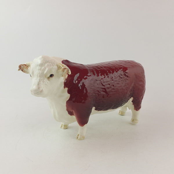 Beswick Animals - Hereford Bull 1363 - BSK 3232