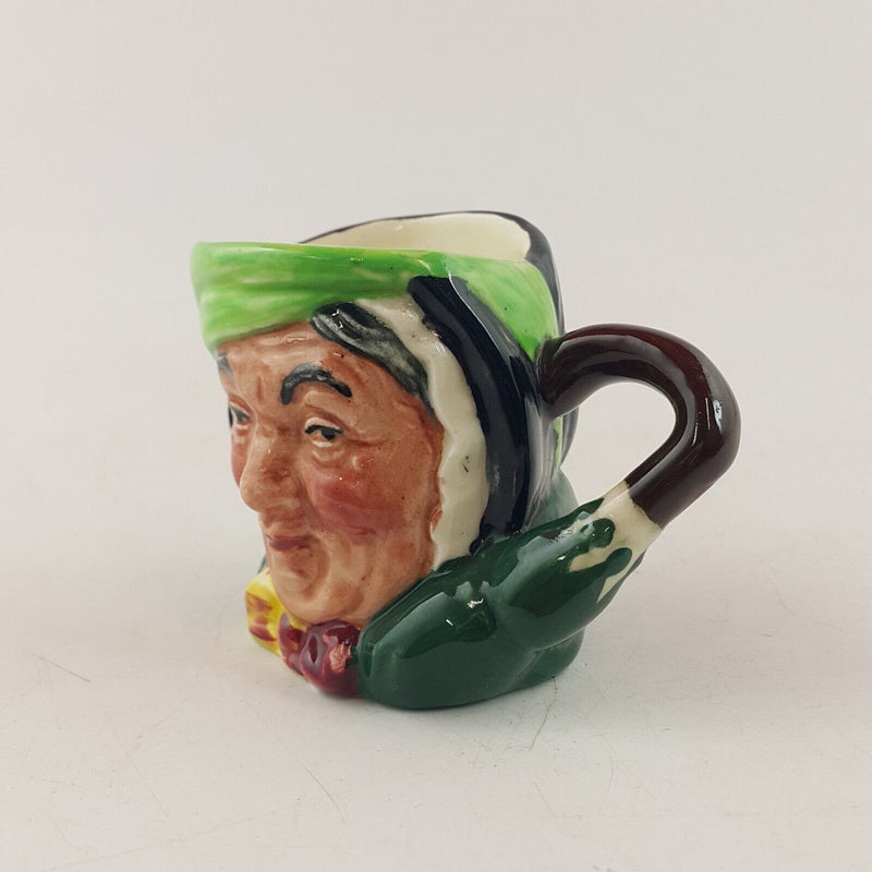 Royal Doulton Character Jug Mini - Sairey Gamp D6045 – RD 3286