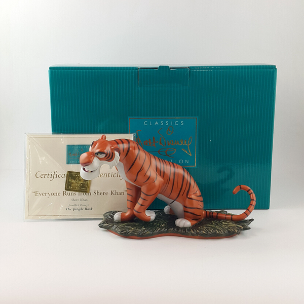 Walt Disney Figurine - Everyone Runs From Shere Khan (Boxed & CoA) - OP 3302