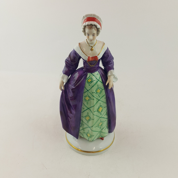 Sitzendorf Porcelain Figurine - Catherine Howard - Wife Of Henry VIII - OP 3316