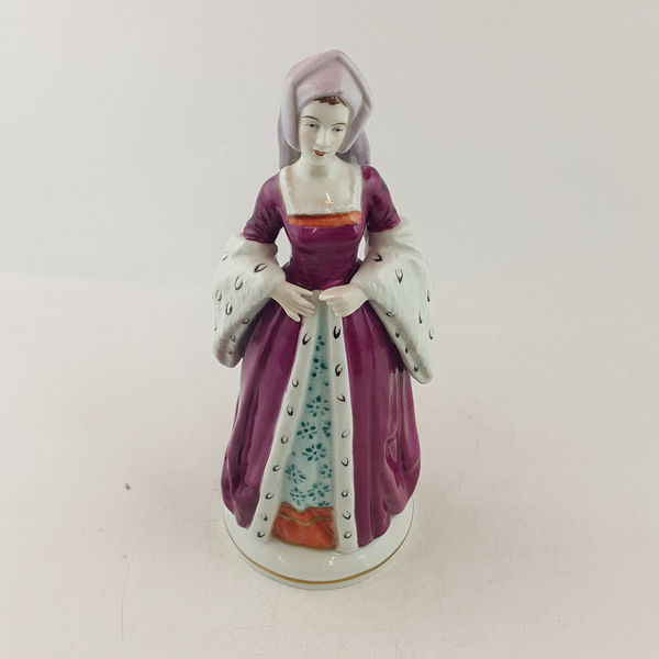 Sitzendorf Porcelain Figurine - Anne Boleyn - Wife Of Henry VIII - OP 3317