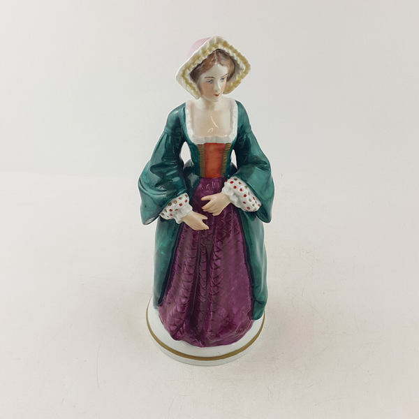 Sitzendorf Porcelain Figurine - Jane Seymour - Wife Of Henry VIII - OP 3313